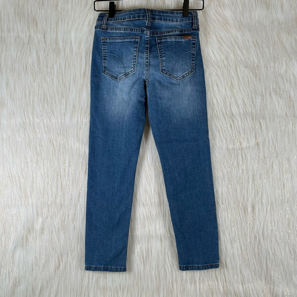 Joes Jeans Girls Skinny Jeans Blue Medium Wash Denim Adjustable Waist 10 - Picture 3 of 9